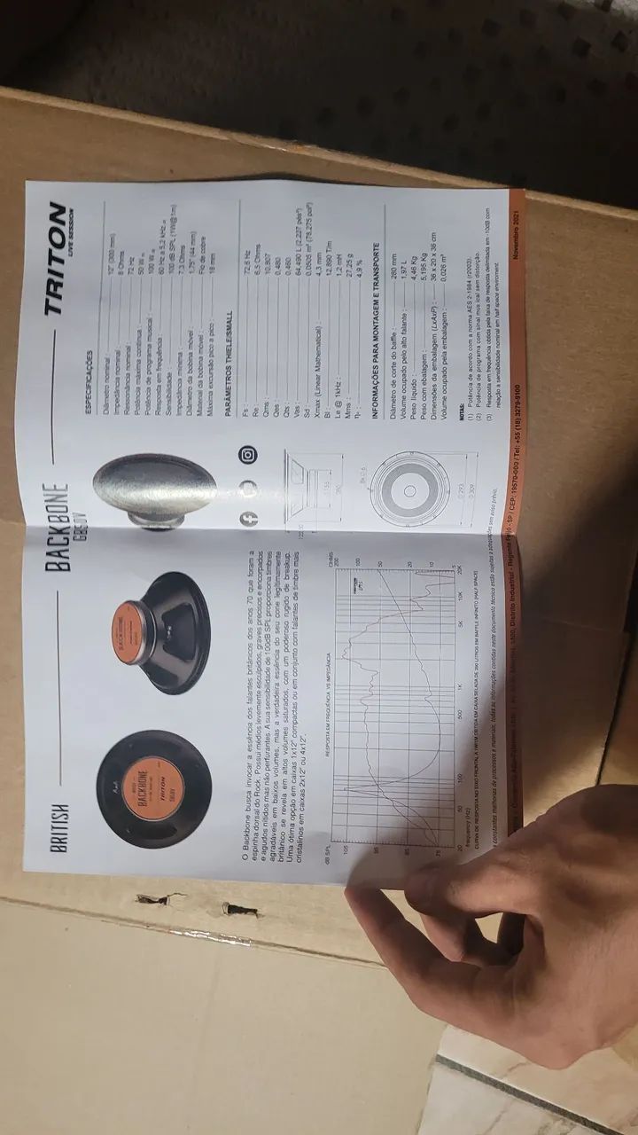 Triton gb50v falante para guitarra  - Foto 4