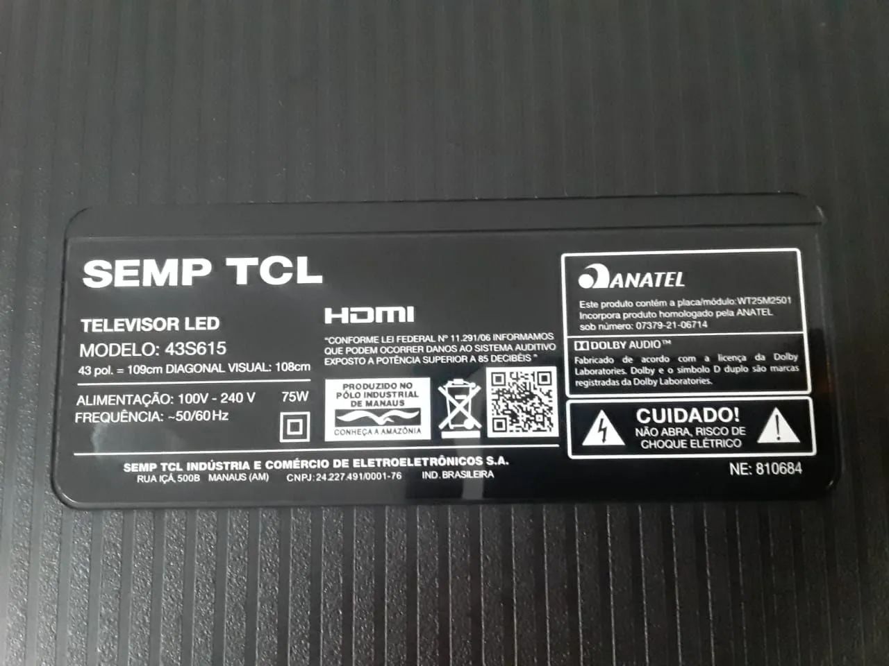 TV TCL 43S615 - Foto 4