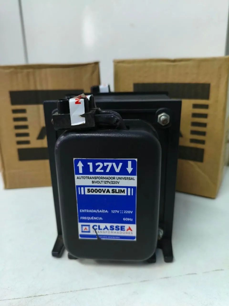 TRANSFORMADOR 5.000VA SLIM BORNE 30A - CLASSE A TRANSFORMADORES