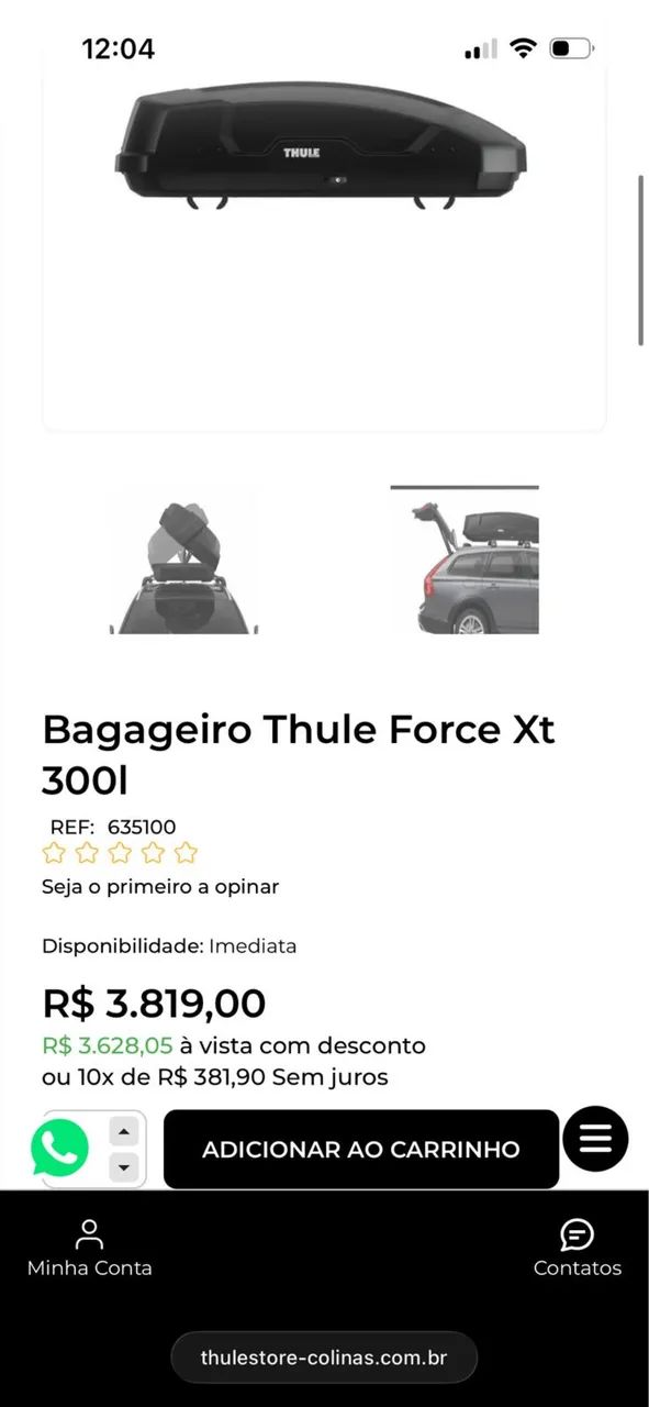 Bagageiro Thule Force XT 300 l - Foto 2