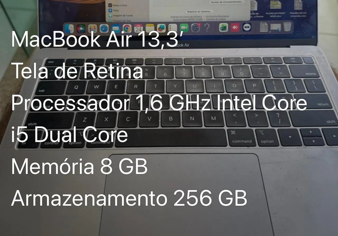 Vendo MacBook Air 13, ano 2018. - Foto 4