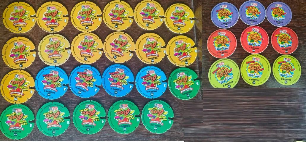 Lote Tazos Animaniacs e Tiny Toons - Foto 2