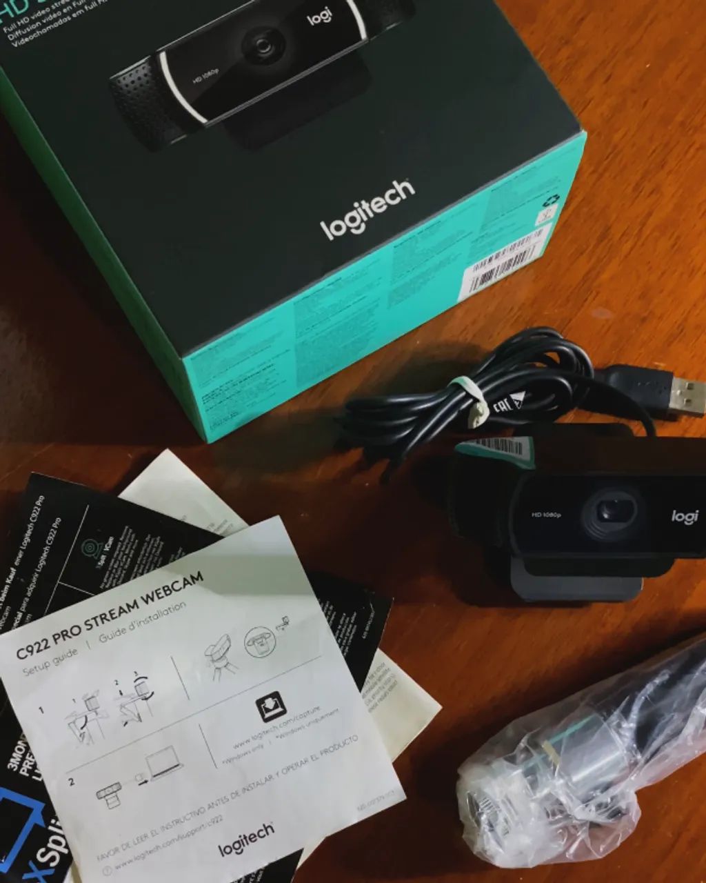 WebCam Logitech C922 Pro Stream | Full HD | Microfone Embutido e Tripé Incluso - Foto 2