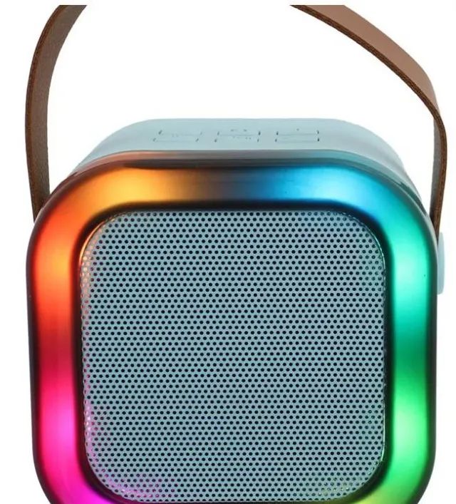 Caixinha de som bluetooth com 2 Microfones  - Foto 5