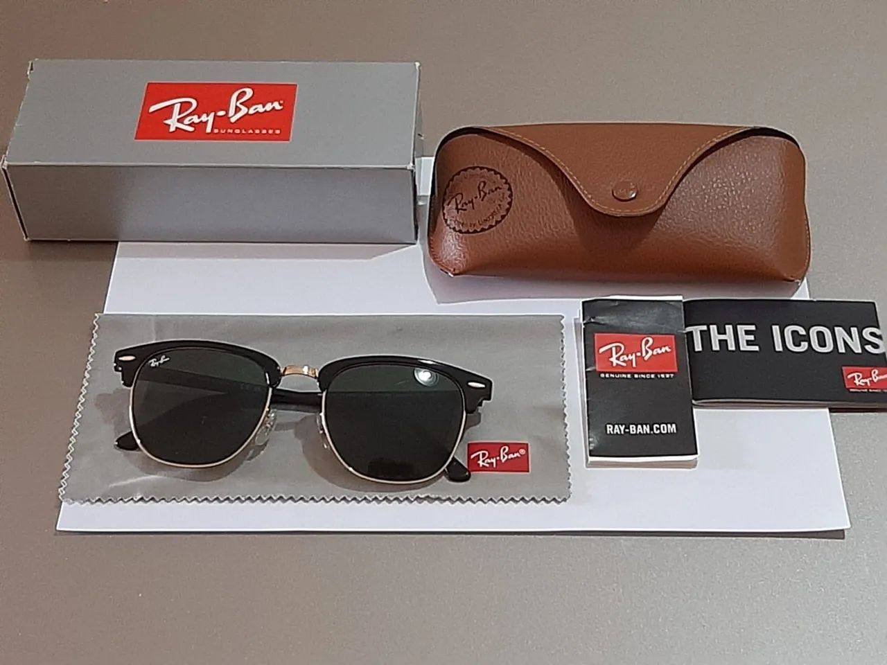 Óculos Ray-Ban CLUBMASTER RB 3016 - Foto 3