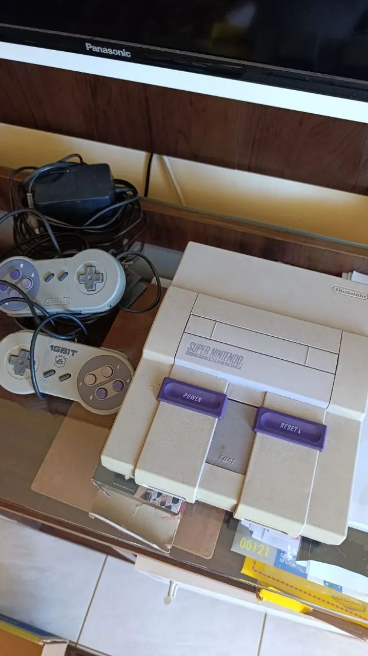 Super Nintendo com Fitas Desapego Rápido 