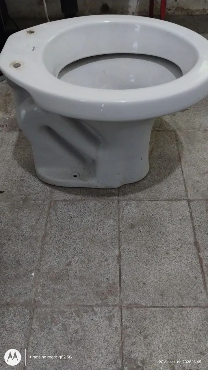 Vaso sanitário.