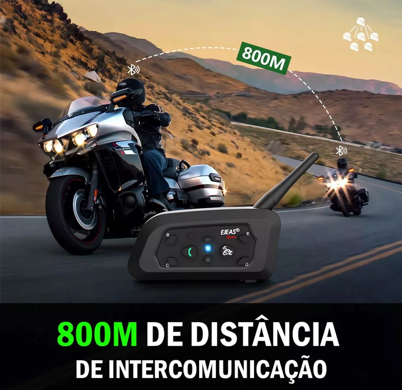 Intercomunicador Ejeas Original NOVO - Foto 4