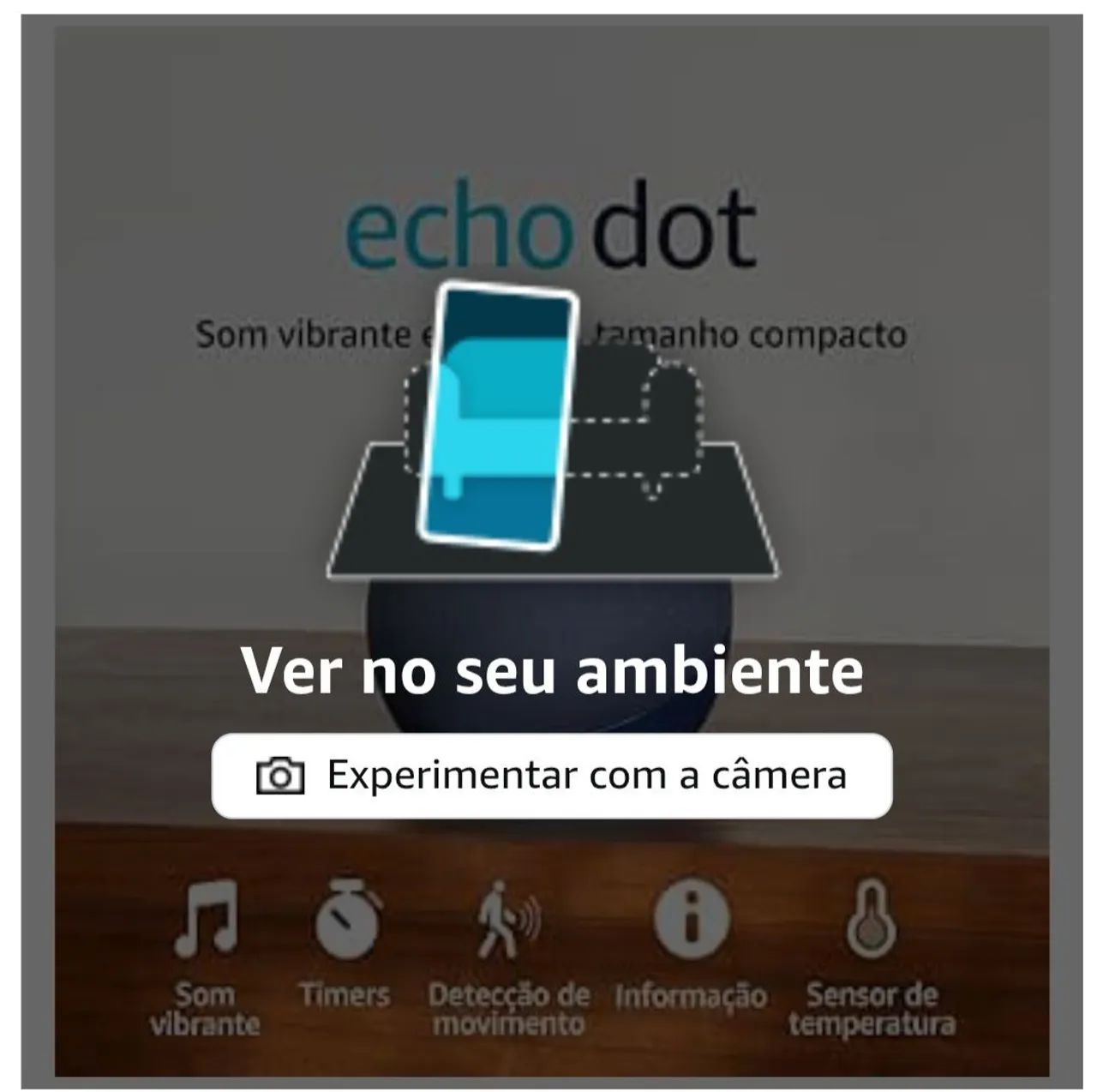 Echo Dot 5a geração Alexa  - Novo Lacrado - Foto 4