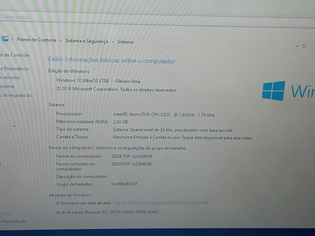 Notebook Positivo Sim + Usado