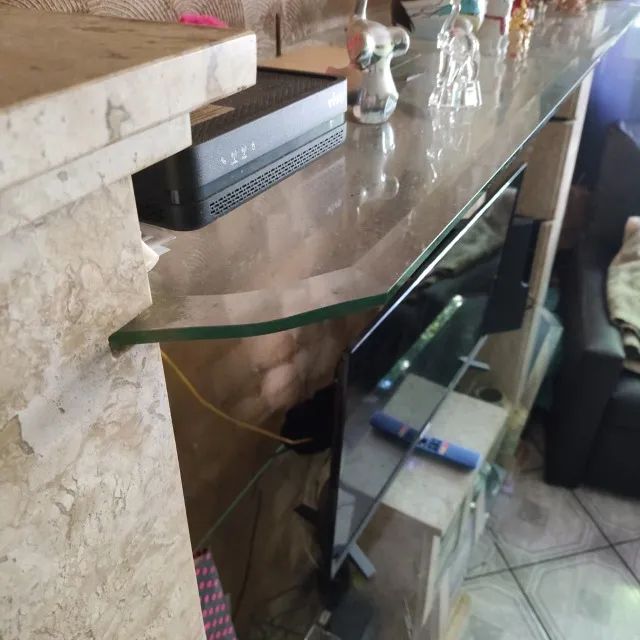Estante de Mármore e Vidro - Foto 5