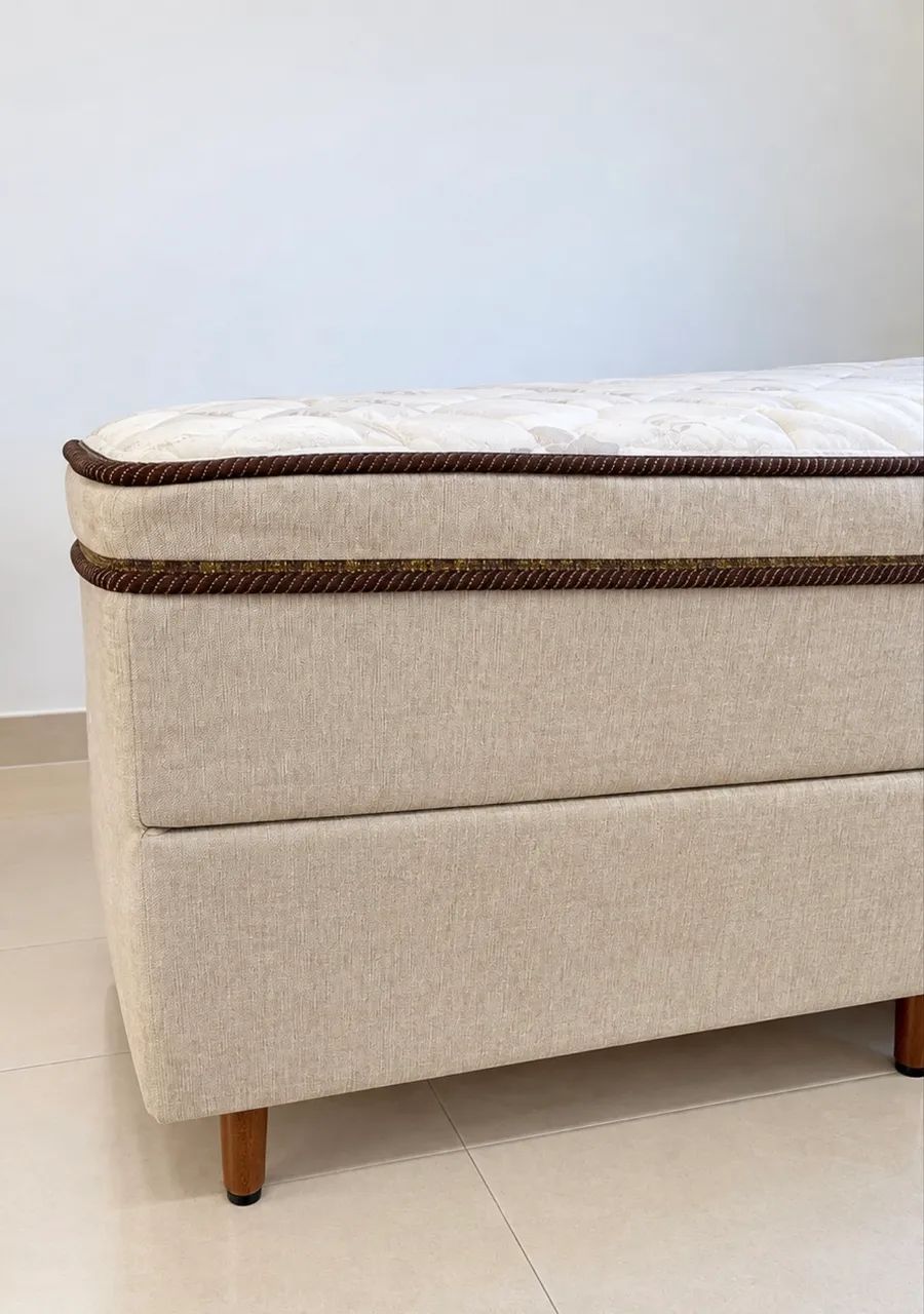 Cama box de solteiro + colchão  - Foto 4