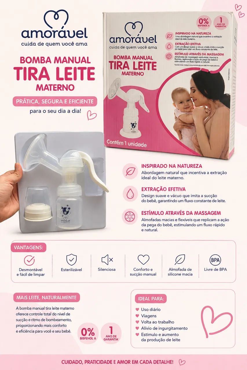 Bomba para tirar leite 