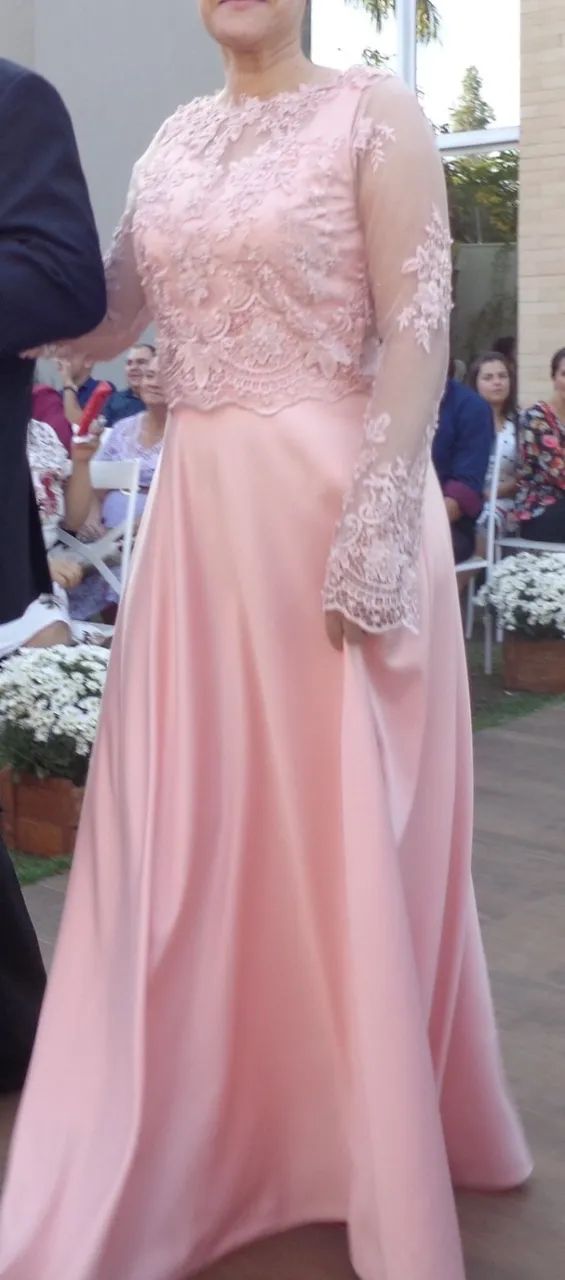 Vestido longo social festa 