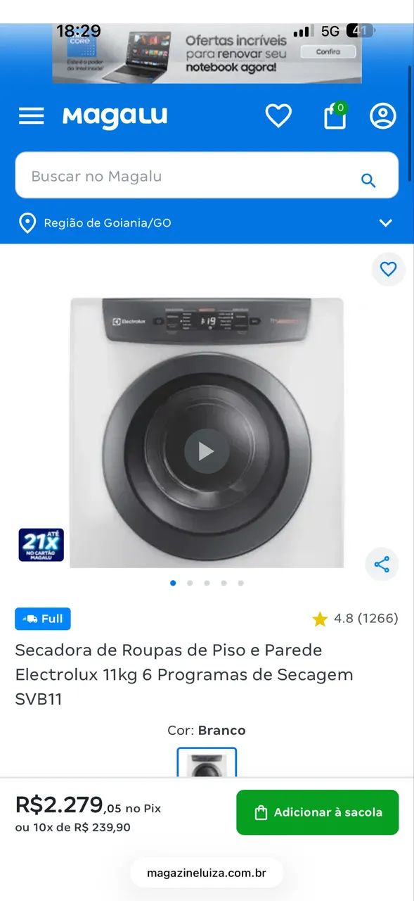 Maquina de Secar Eletrolux - Foto 2