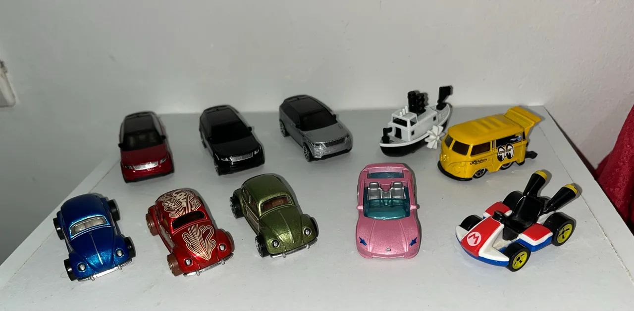 Lote de hotwheels 10 minis