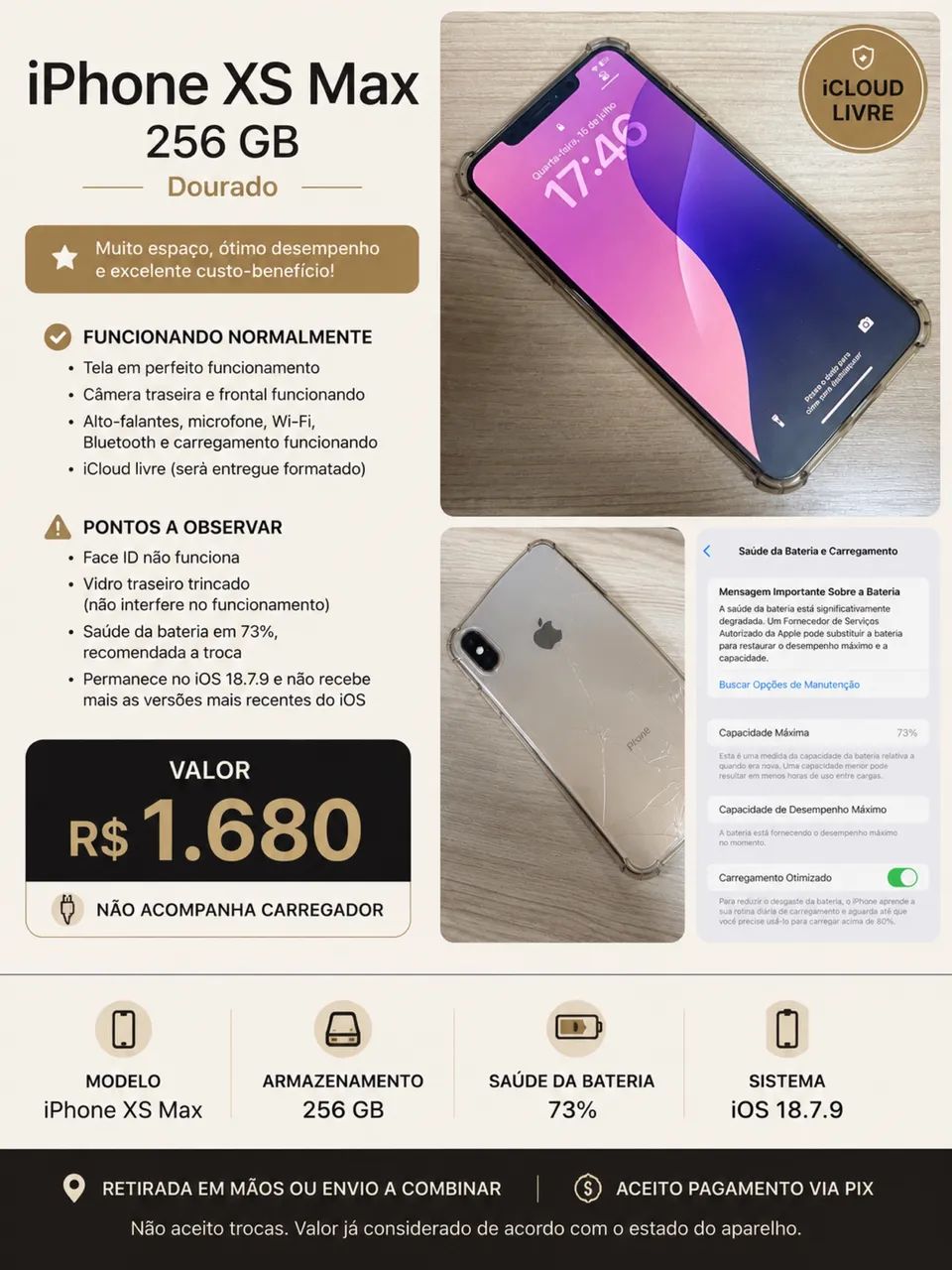 iPhone XS MAX 256GB
