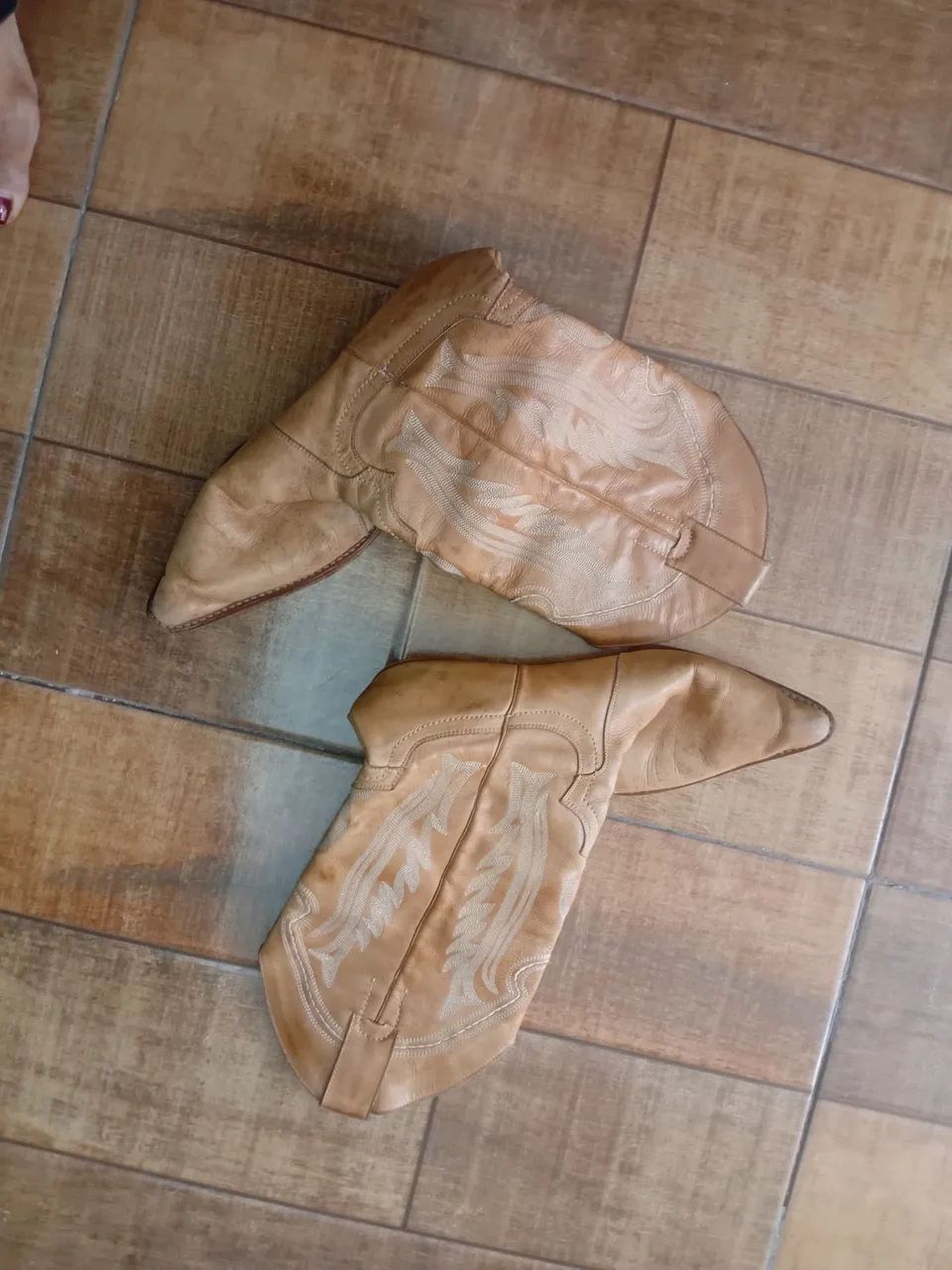 Bota de couro 