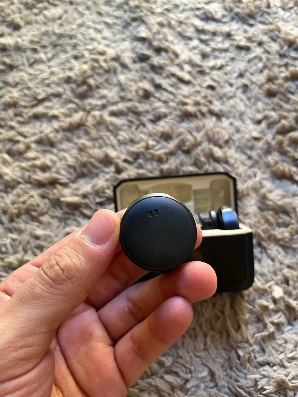 Kit Microfone Sem Fio Duplo p/ iPhone + Case Carregadora (Plug & Play) - Foto 4