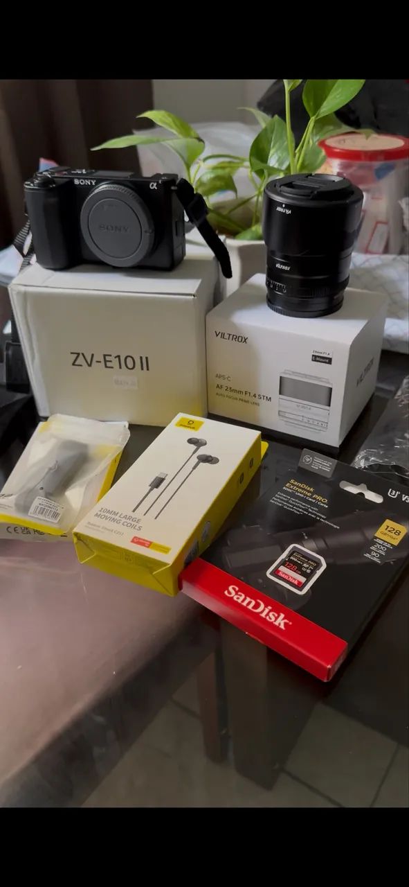 Câmera Zve10ii mark 2 + kit - Foto 3