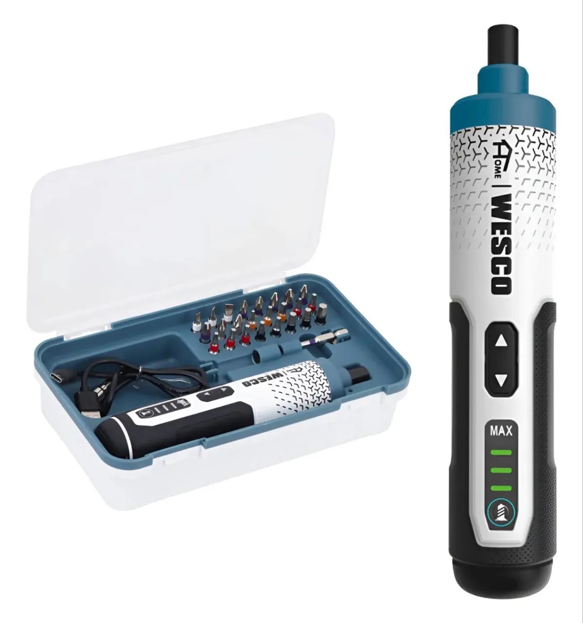 Parafusadeira A Bateria 3,6v C/ Estojo E 26 Acessórios Wesco - Foto 3