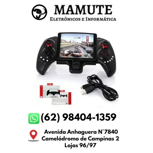 Controle Joystick Gamepad Bluetooth P/ Smartphone E Tablet Ipega Pg-9023
