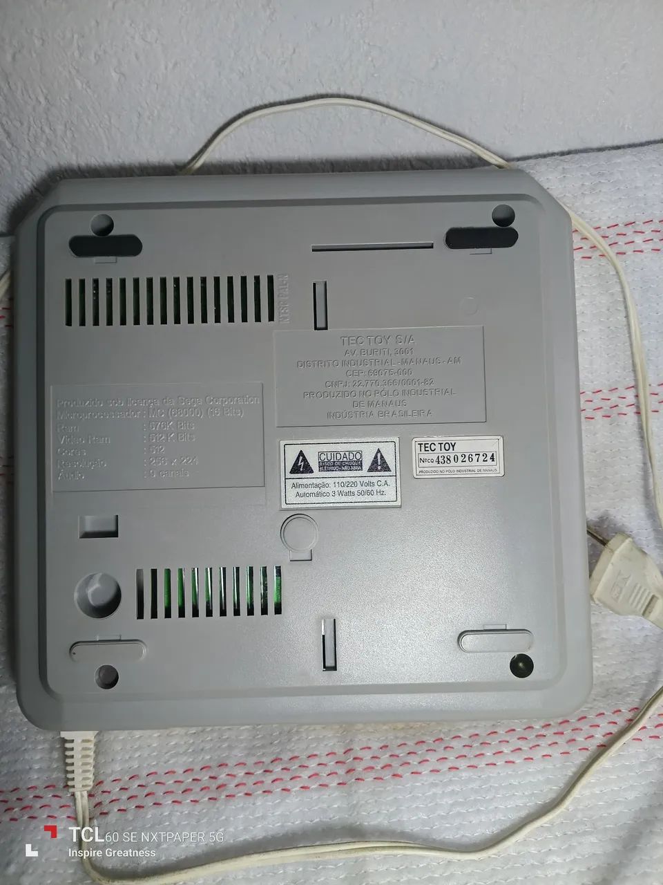 Mega Drive 4 Guitar Idol (versão II) Tectoy - funcional