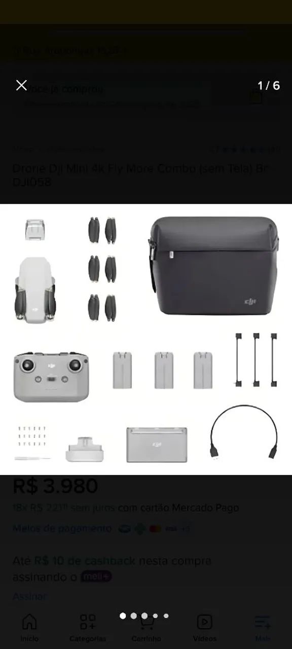 Drone DJI Mini4K FLY More Combo 