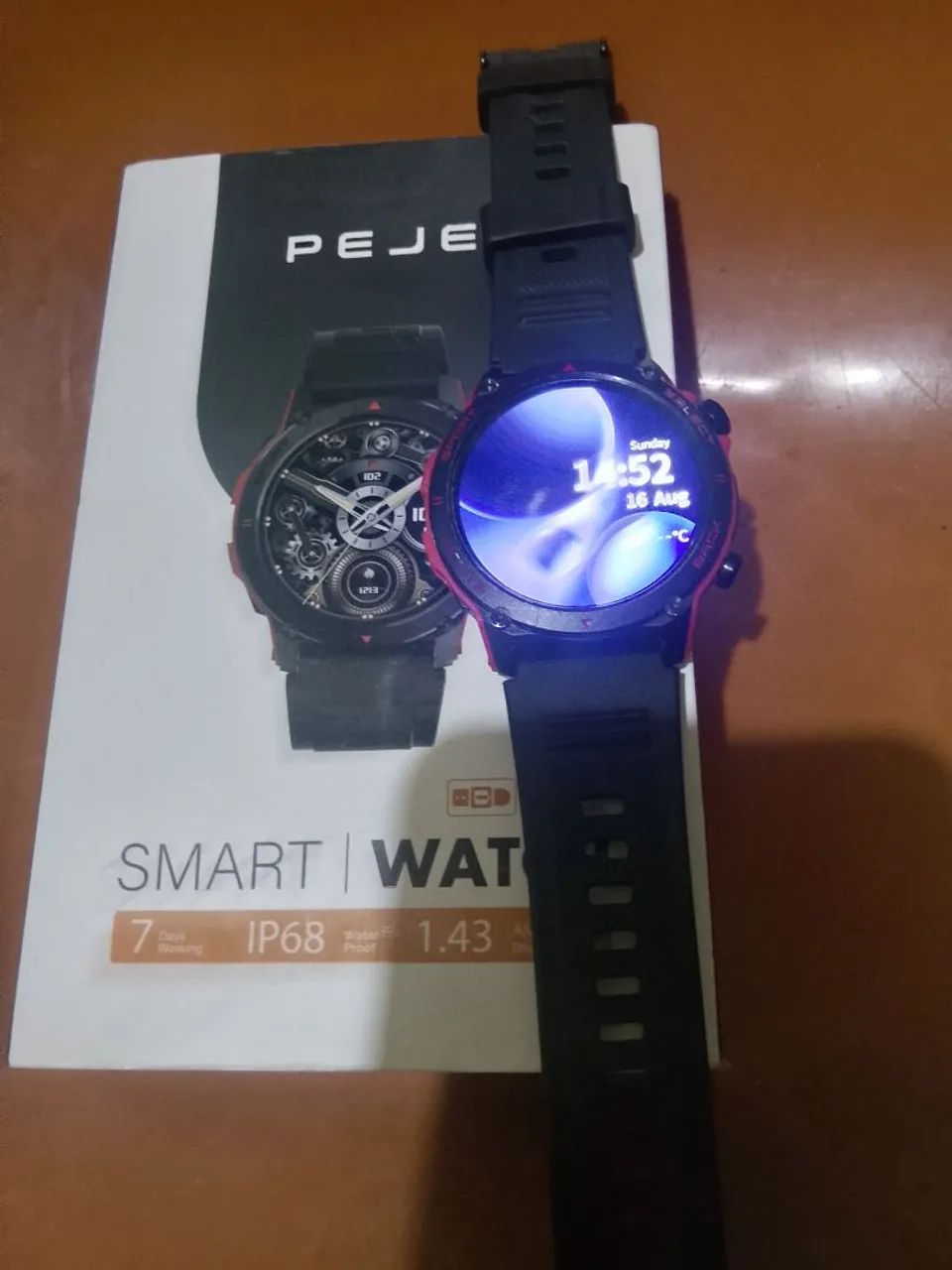 Relógio smartwatch e-card