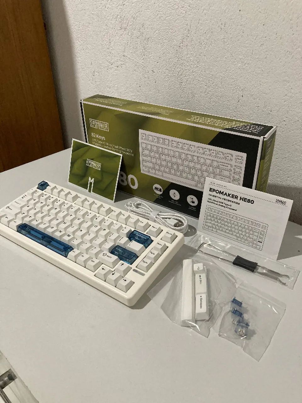 Teclado Epomaker HE80 - NOVO - Foto 5