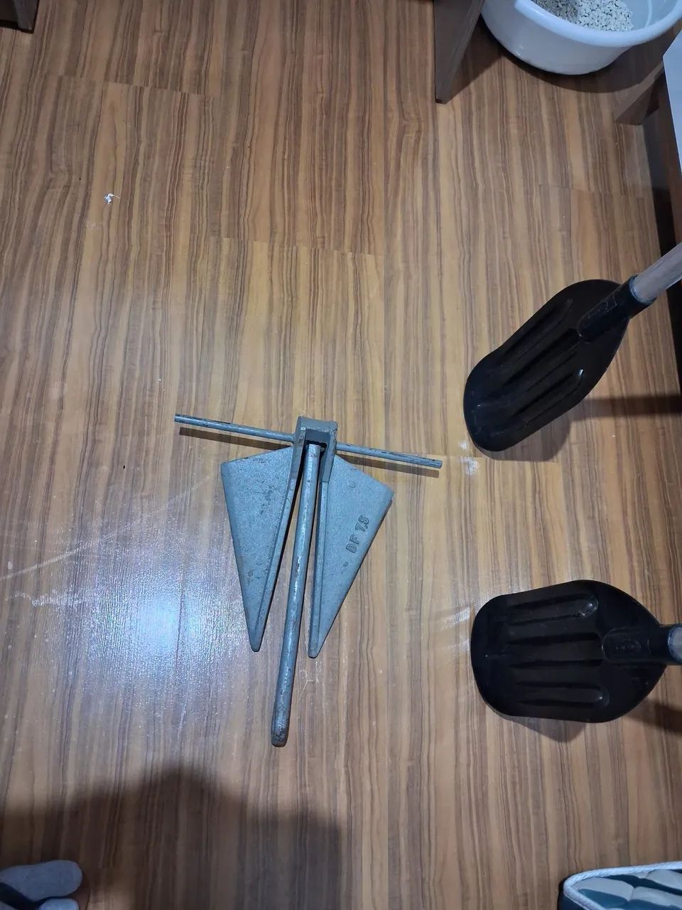Âncora para barco e 2 remos - Foto 2
