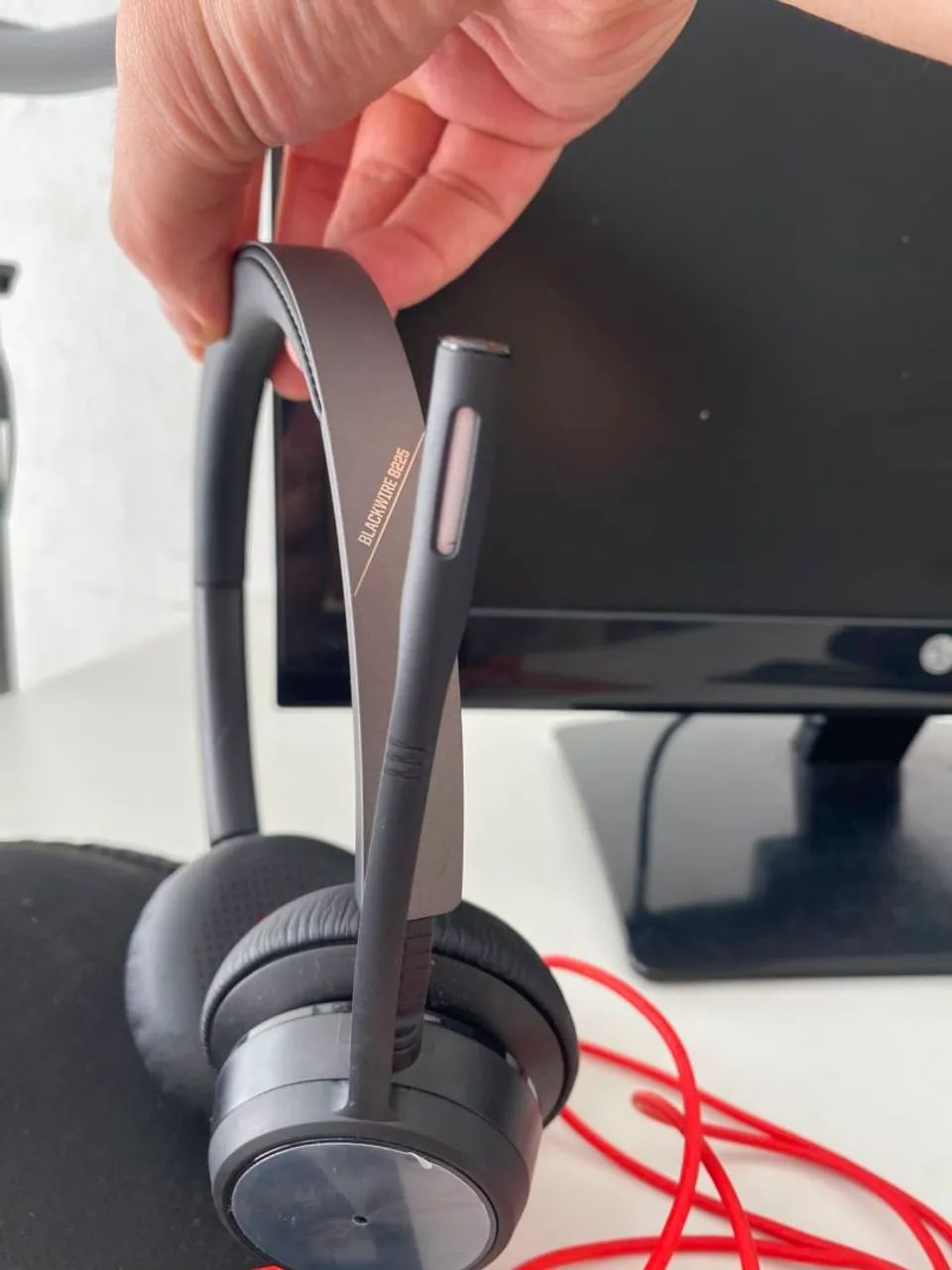 Headset Poly Blackwire 8225! Novinho - Foto 5