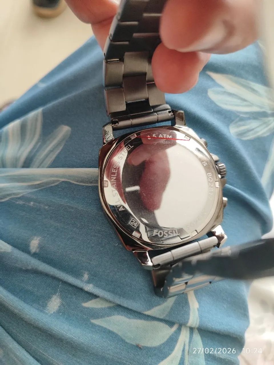 Lindo Relógio FOSSIL(EUA) Masculino cinza fosco - Foto 6