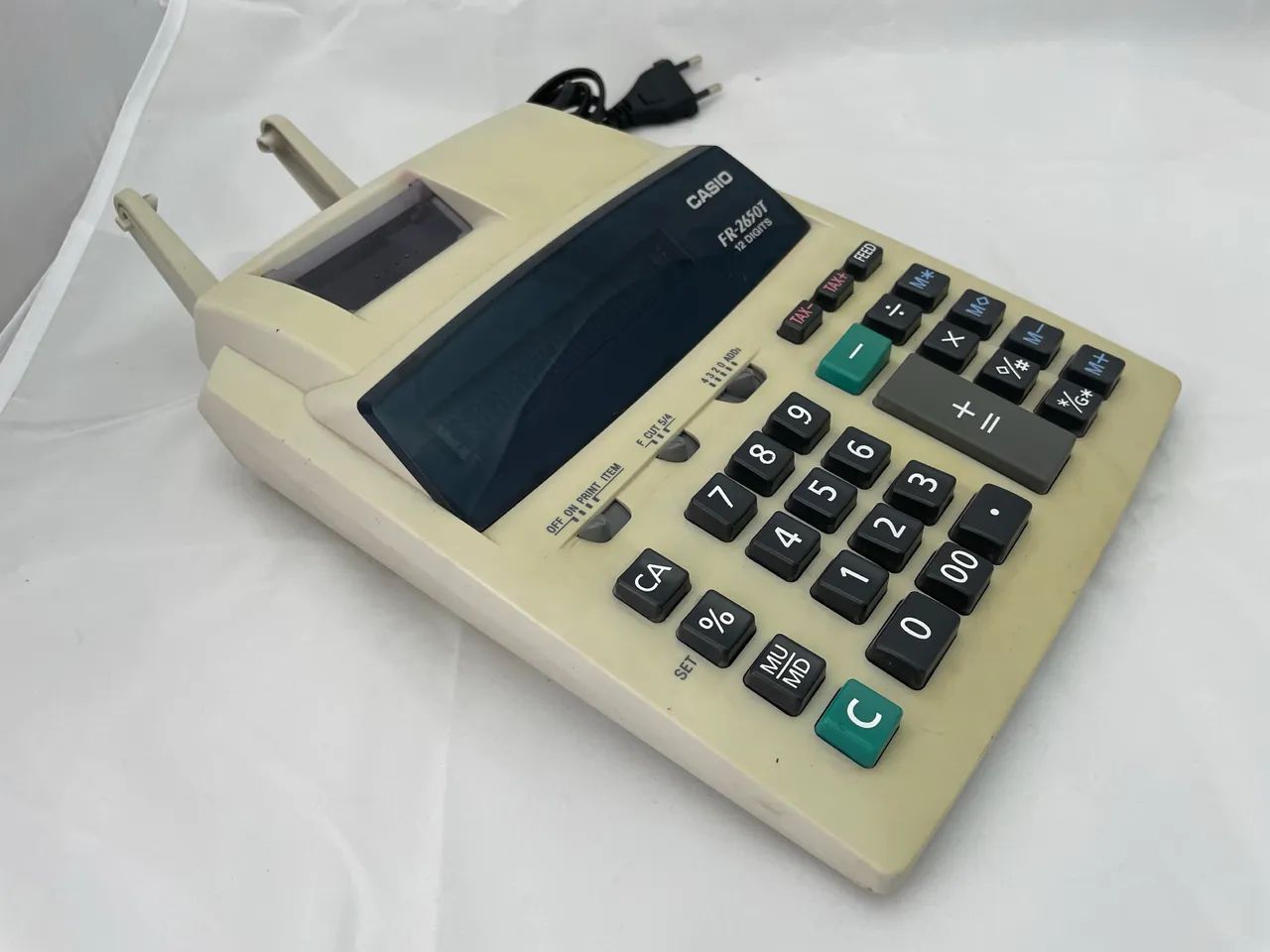 Calculadora de Bobina Casio FR-2650T - Foto 2