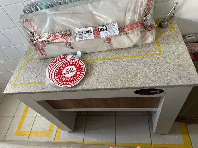 VENDO TUDO 4600 LINHA BUFFET USADA INOX E MARMORE  - Foto 4