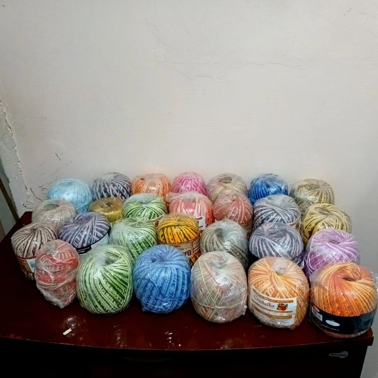 Linhas de crochê mescladas - Foto 2