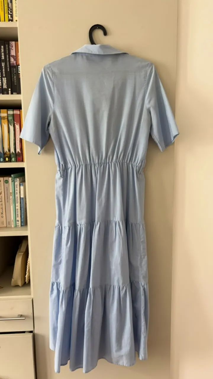 Vestido midi - zara - azul - pp - Foto 4