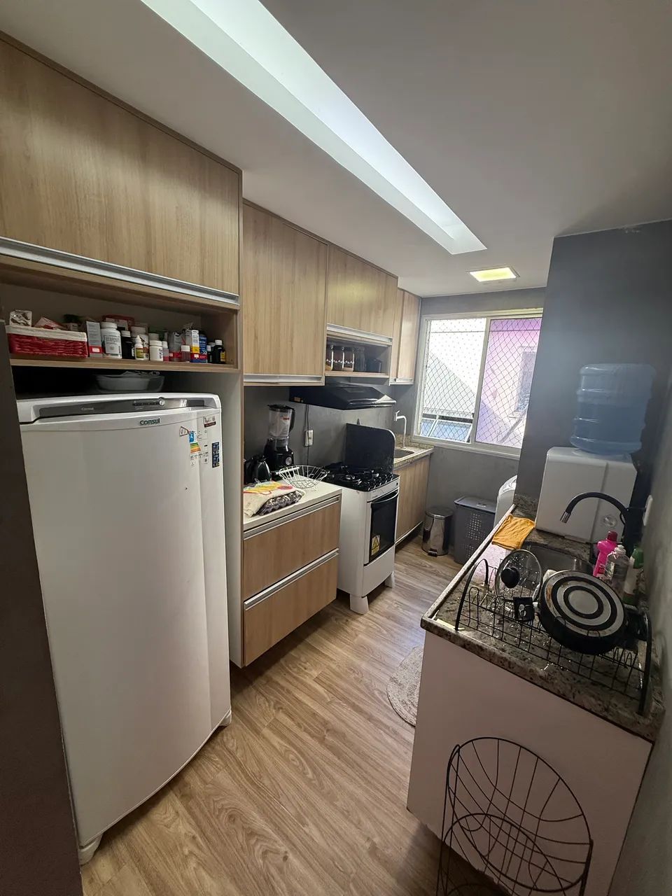 Alugo apartamento 100% mobiliado
