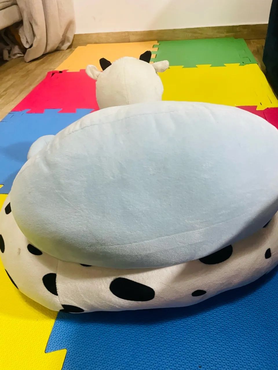 Almofada Senta Bebê Pronta / Assento de Pelúcia - Foto 4