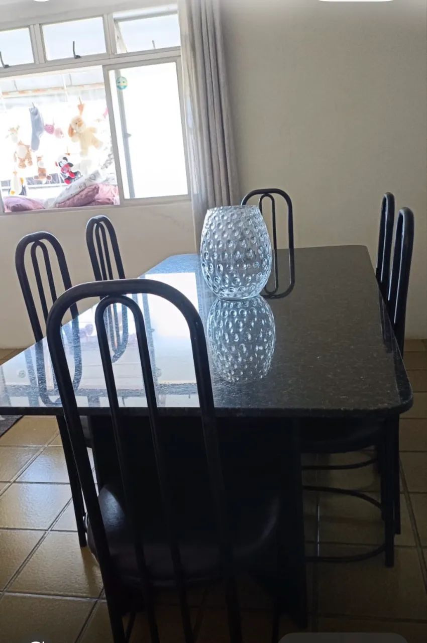 Conjunto de cadeira de jantar em ferro  - Foto 2