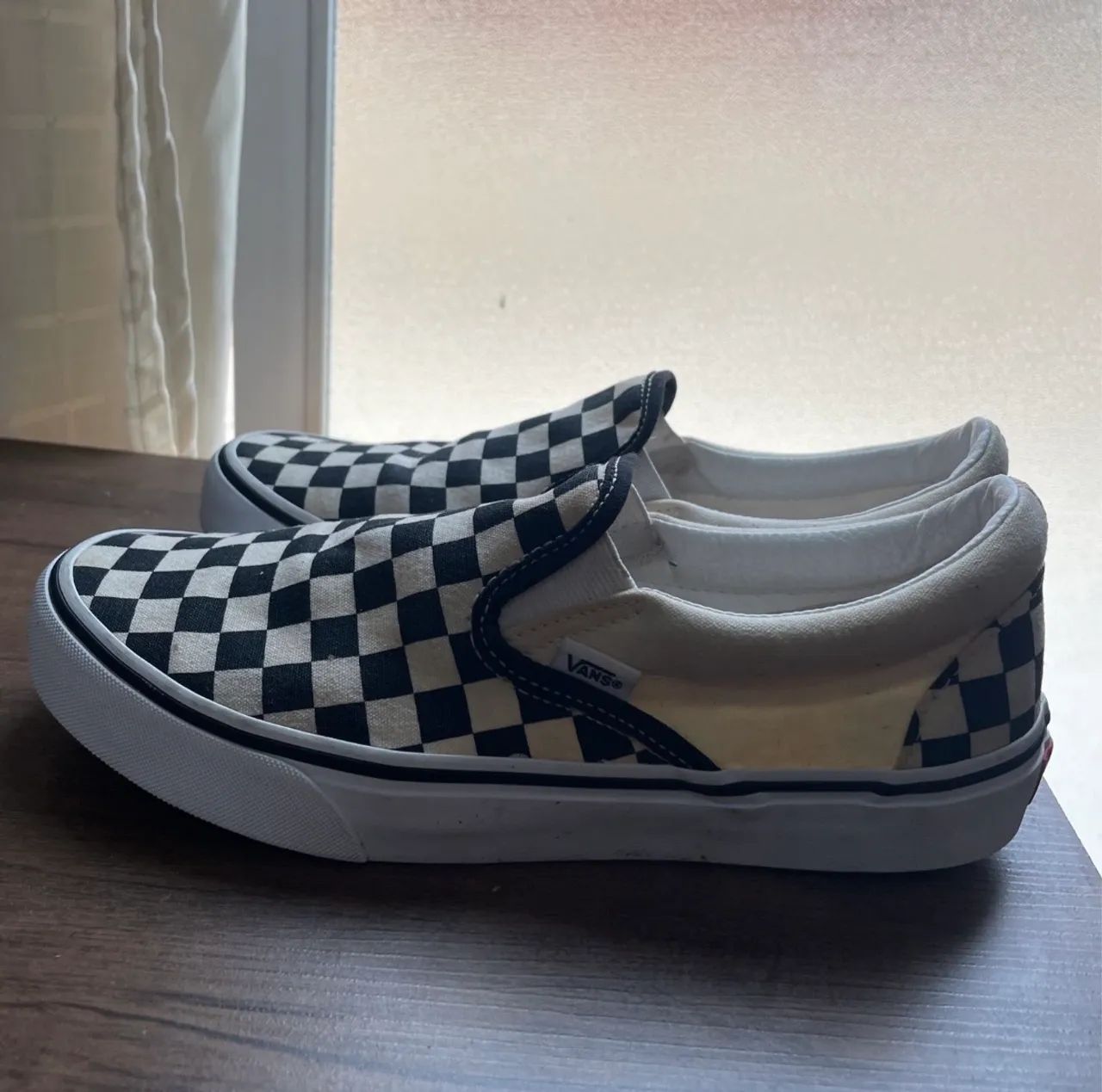 Tênis Slip-On Checkerboard Black White - Foto 4