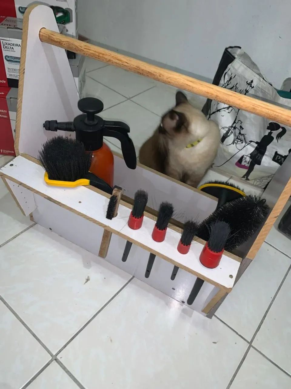 Caixa para suporte de trabalho  - Foto 3