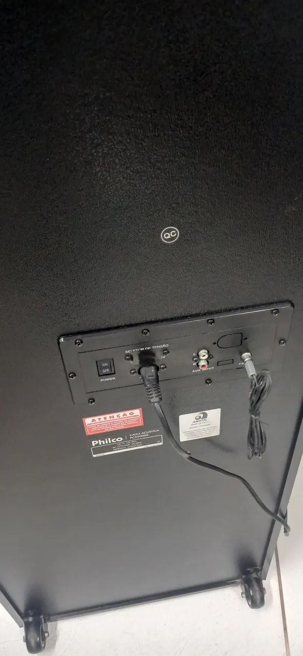 Caixa acústica philco pcx30000 Bluetooth semi-novo Alto-falantes 15 polegadas  - Foto 4