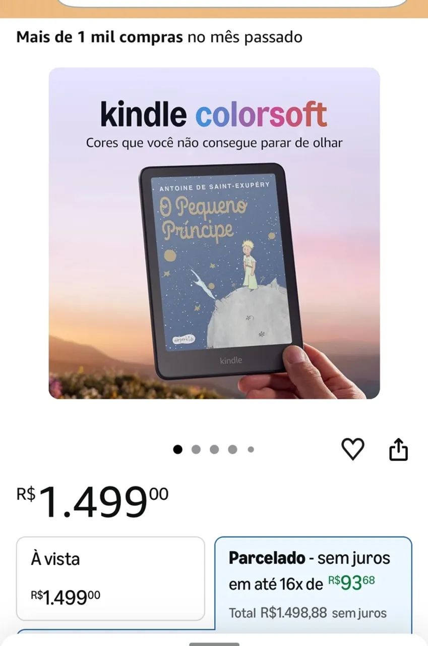 Kindle Colorsoft (16 gb) + capa original Amazon - Foto 4