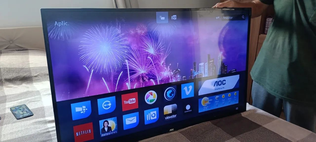 Vendo TV Led AOC 43 POLEGADAS SMART - Foto 2