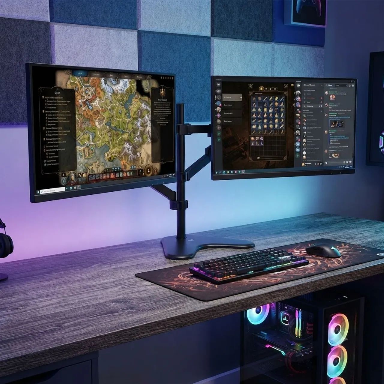 Suporte para monitores duplo articulado  - Foto 3