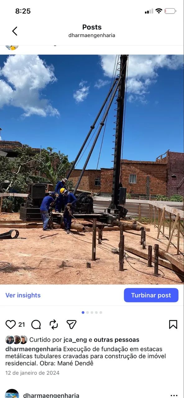 Free-fall pile driver