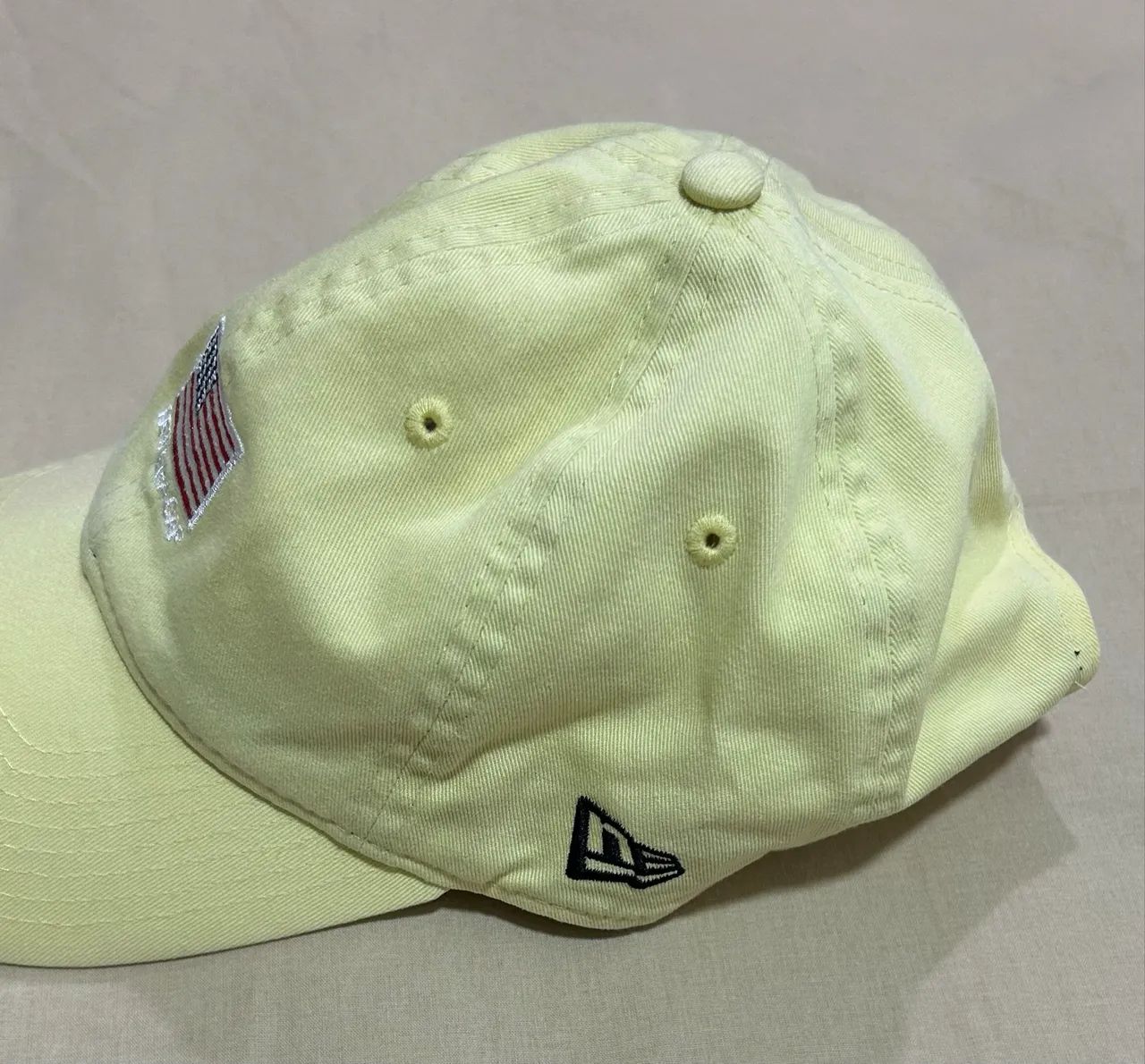 Boné snapback New Era original amarelo - Foto 3