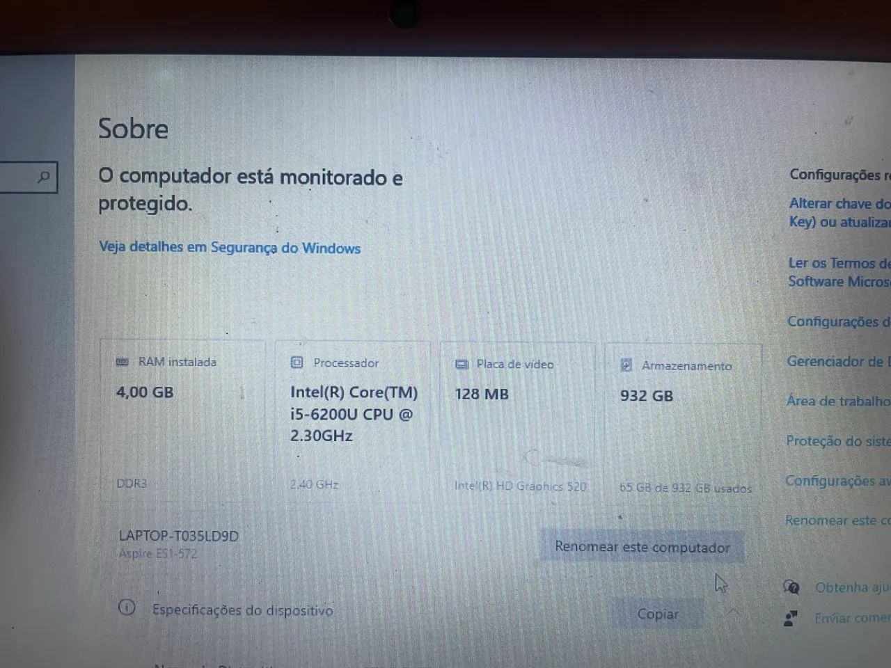 Notebook Acer Intel Core I5  - Foto 3