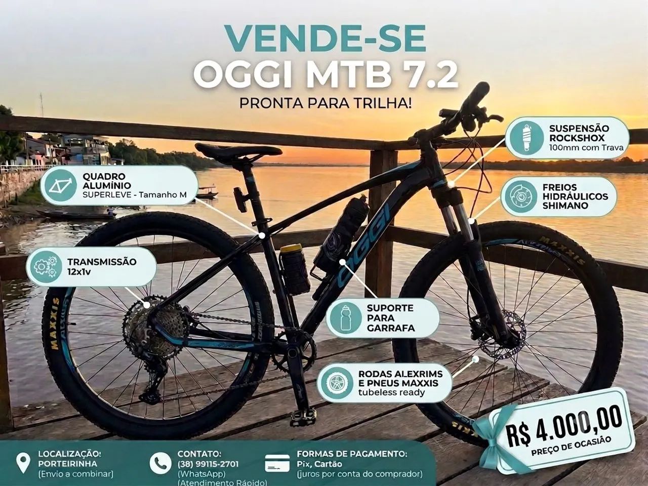 Bicicleta OGGI 7.2